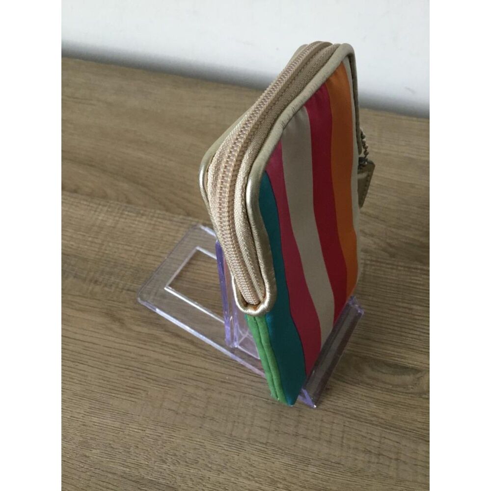 Coach Julia Legacy Wristlet Multicolor Striped Card Case Wallet w/Hangtag - Picture 4 of 6